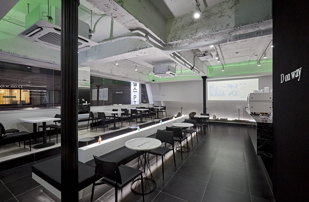 "韩国现代简约风格咖啡厅设计"-6