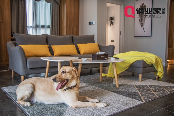 重庆半山华府74平|三居室|现代风格|实景案例-8