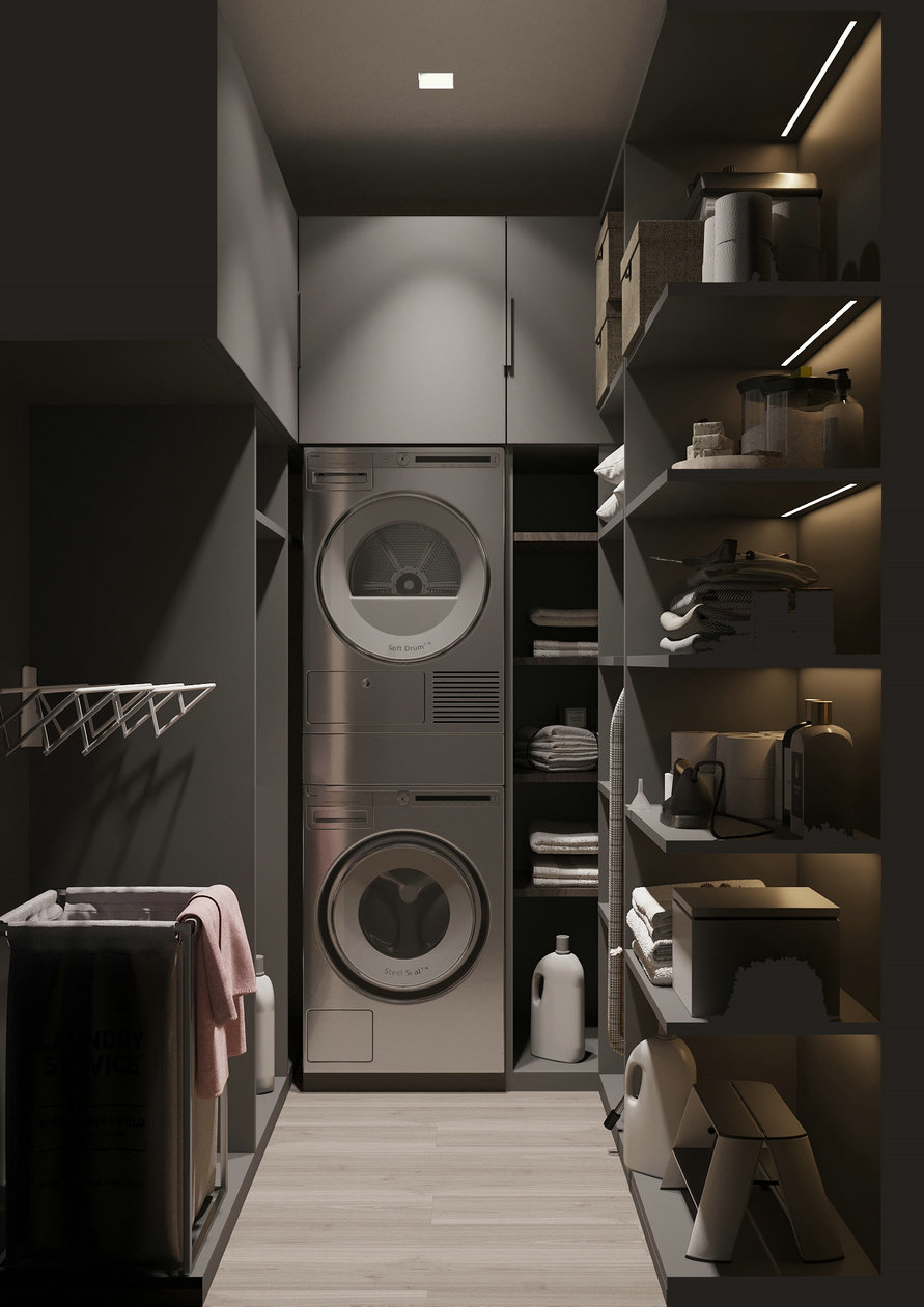 原木+高级灰打造舒适温馨居住空间-21