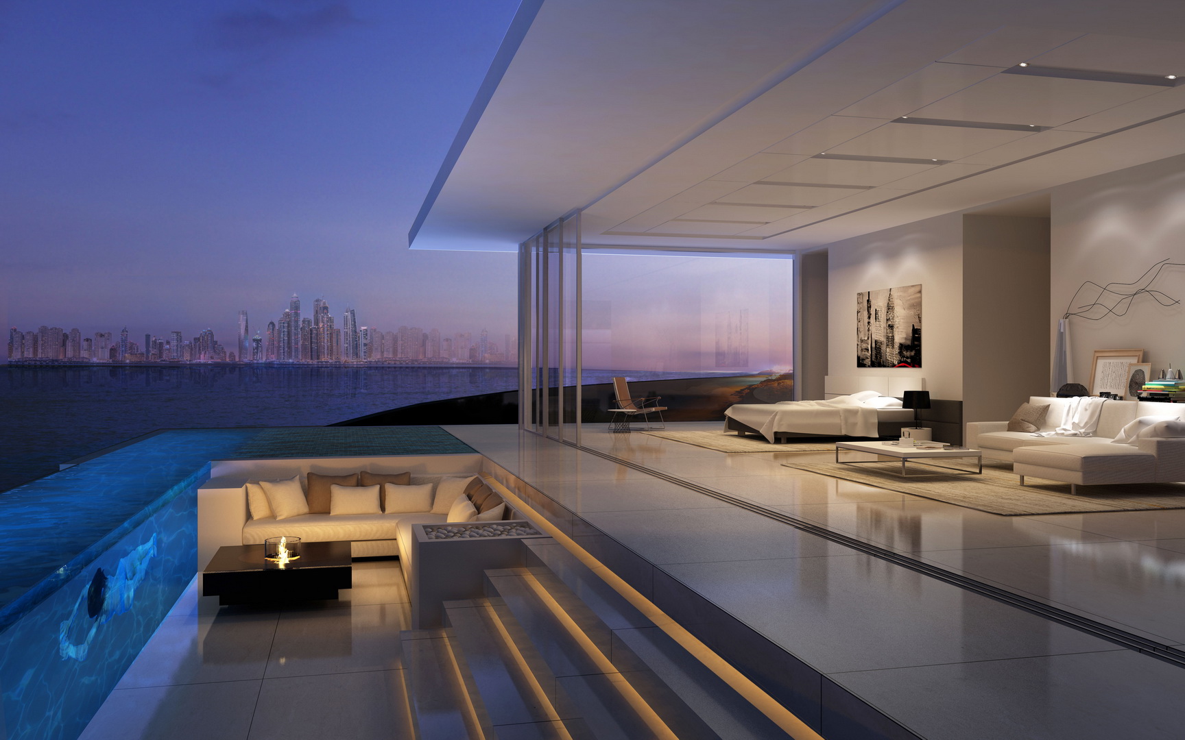 迪拜棕榈朱美拉社区别墅设计-7