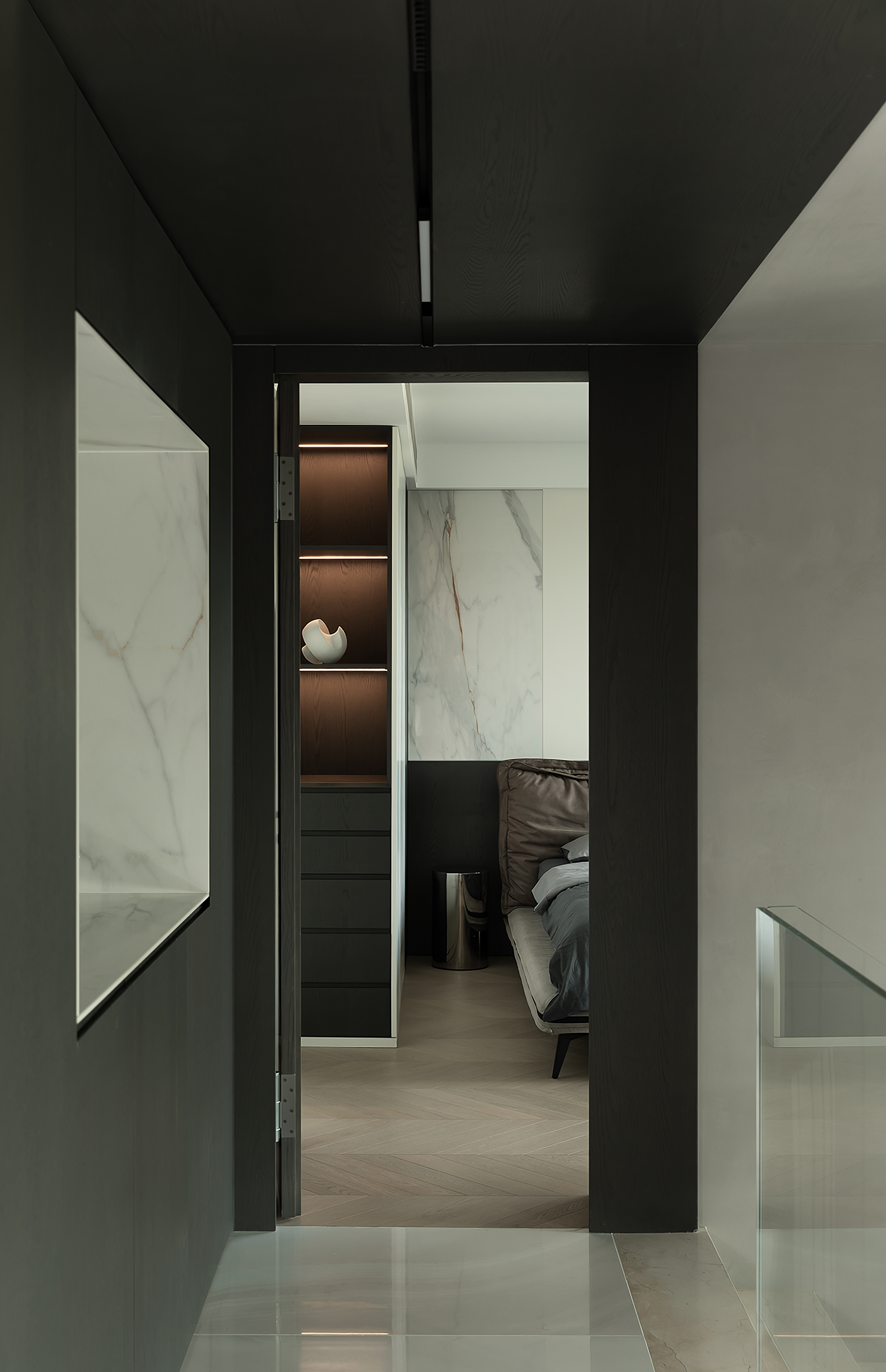 320㎡简约跃层丨中国浙江丨杭州一则空间设计-25