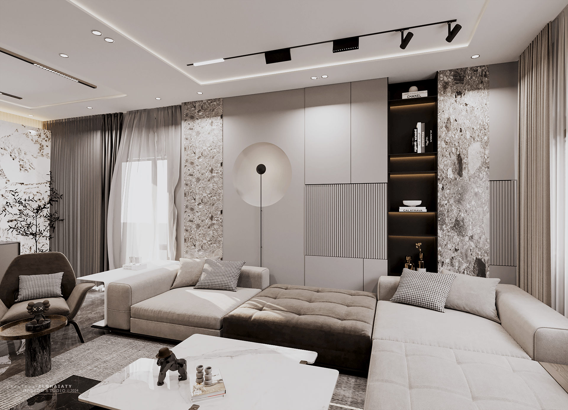 私人公寓 3D 可视化设计丨埃及-13