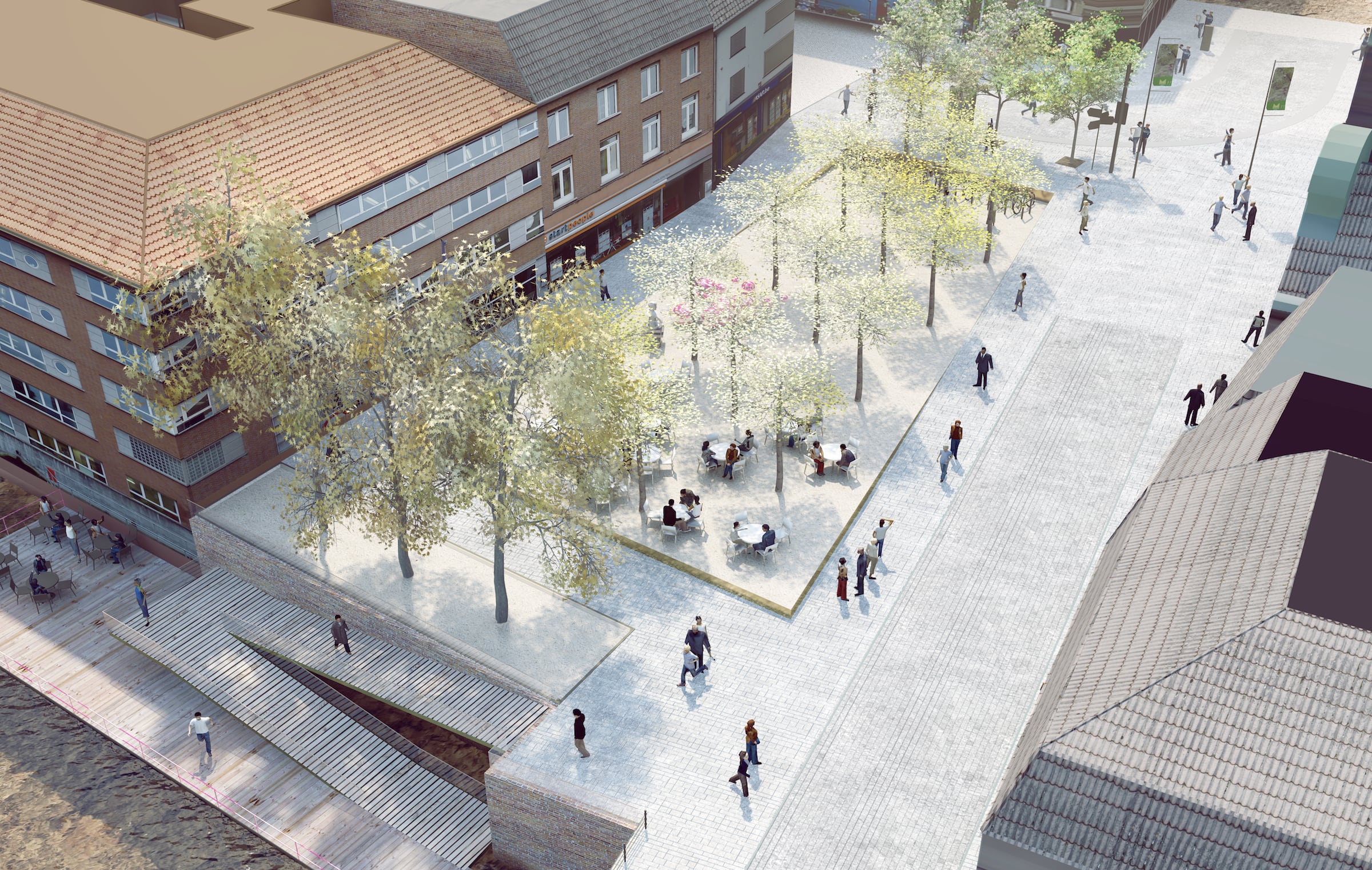 比利时梅赫伦林荫大道——低调而充满活力的购物街设计-13