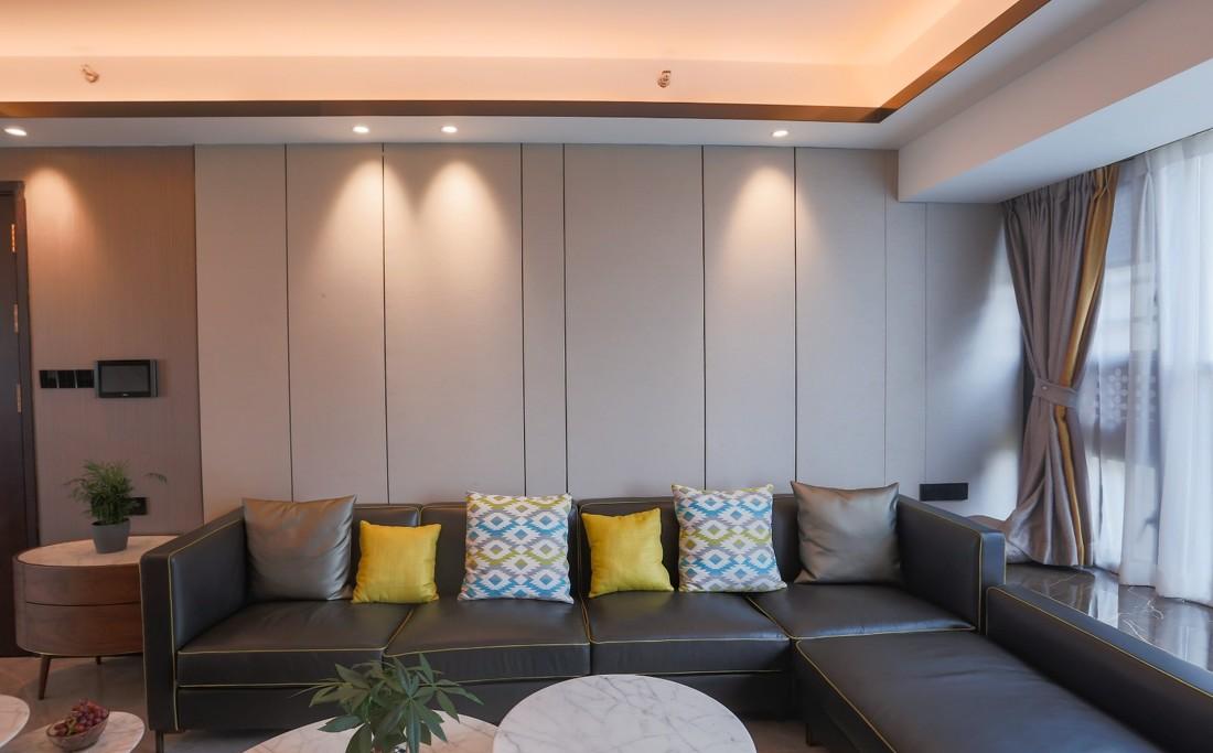 轻奢三居，心花上的舒适生活-3