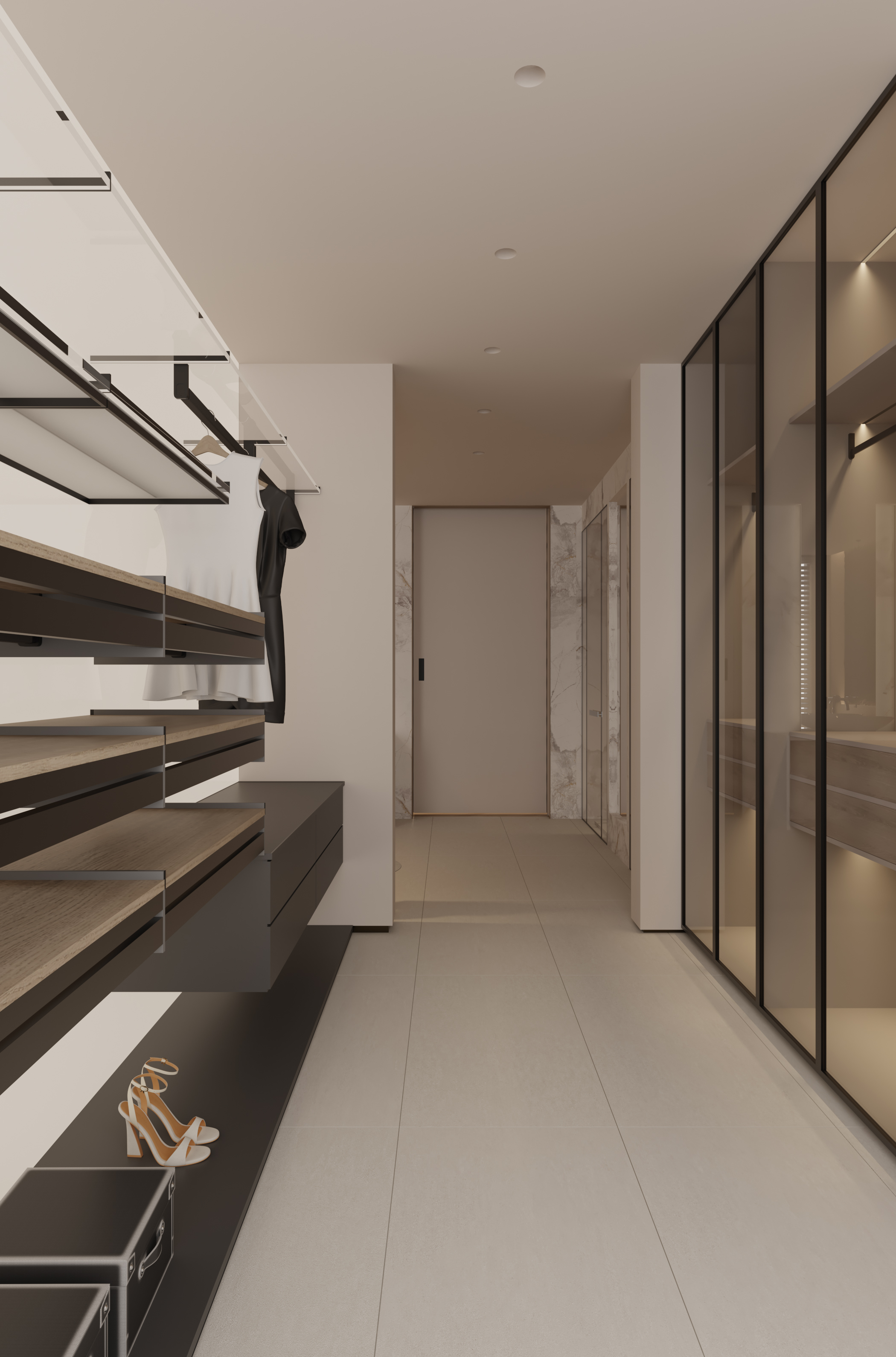 现代奶油风大平层-29