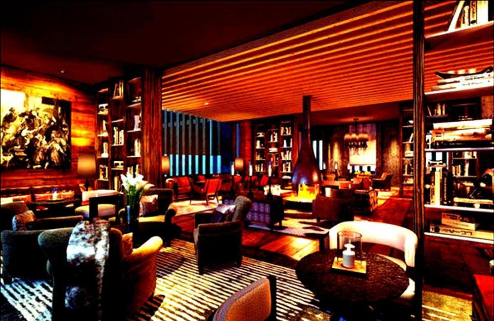 湖南湖北酒店别墅客栈装修 伏羲雾化壁炉篝火-8