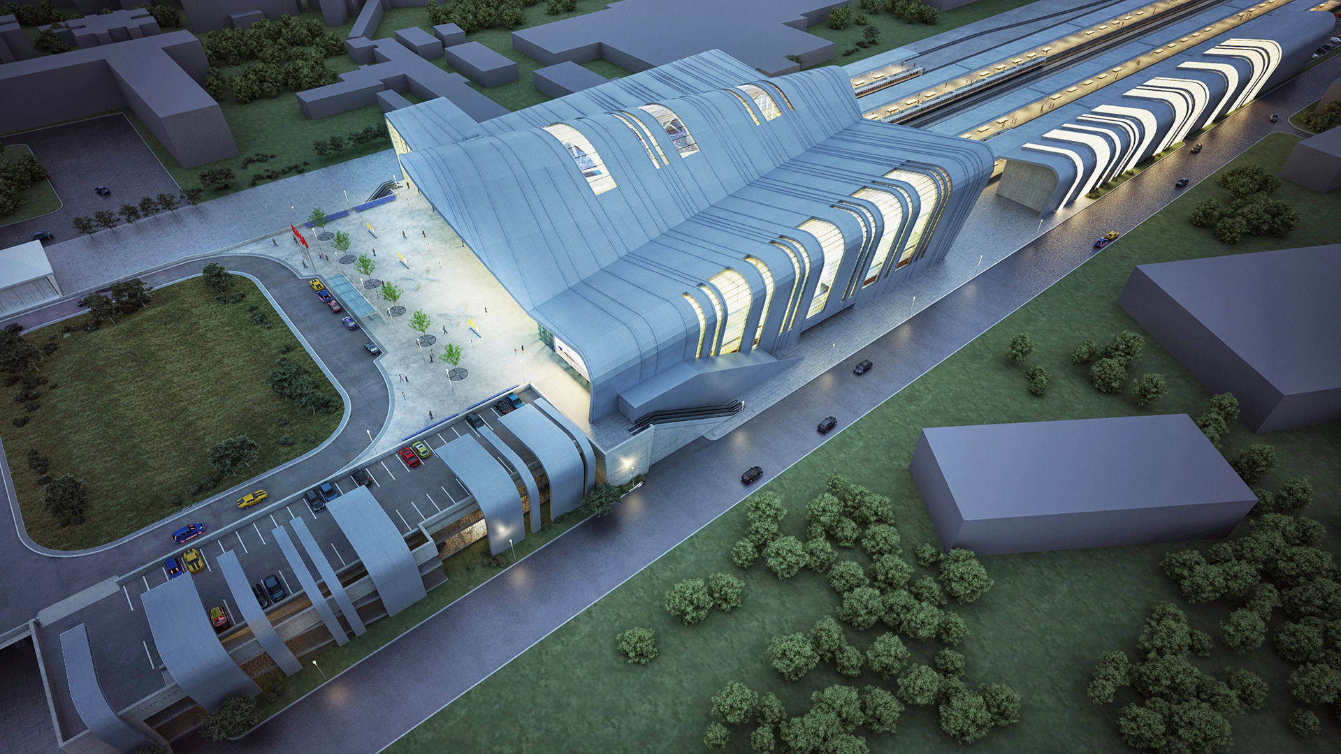 土耳其 Eskişehir 高铁站设计-7