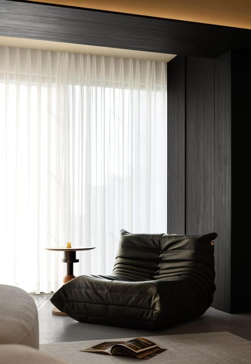 灯光,建筑的血液丨四室改两室丨极简-23