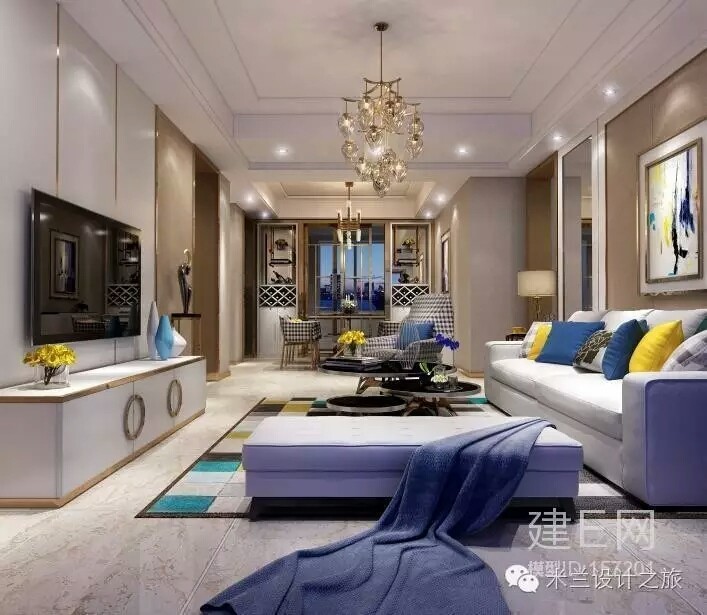 简约灰色调现代客厅设计案例-21