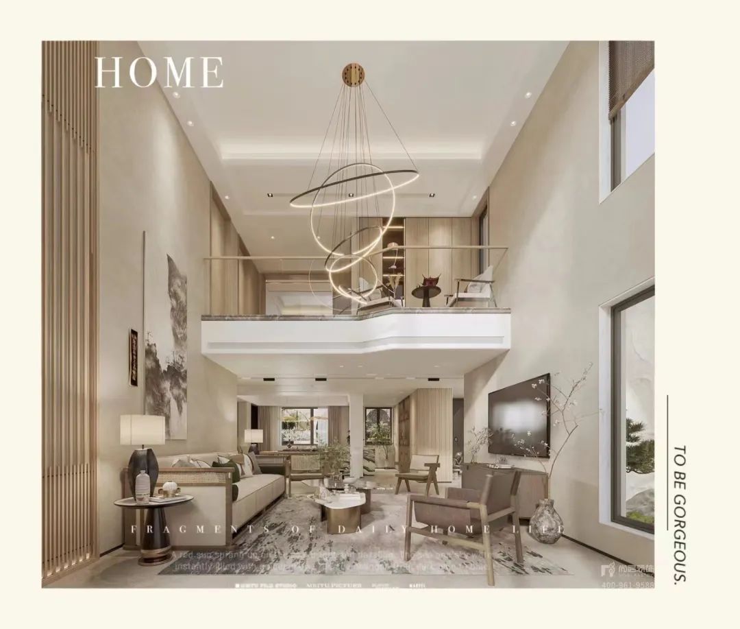 金色宝坻 480m²新中式诧寂风丨中国上海丨上海尚层别墅装饰第一运营中心-1