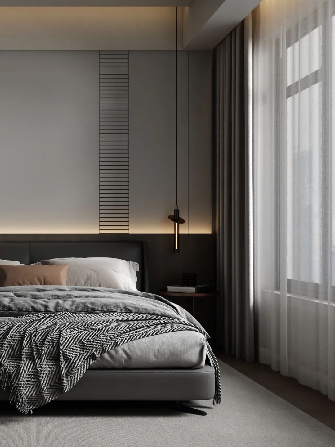 177㎡意式极简丨江山印·云玺丨中国阳江丨纵向·空间设计-17