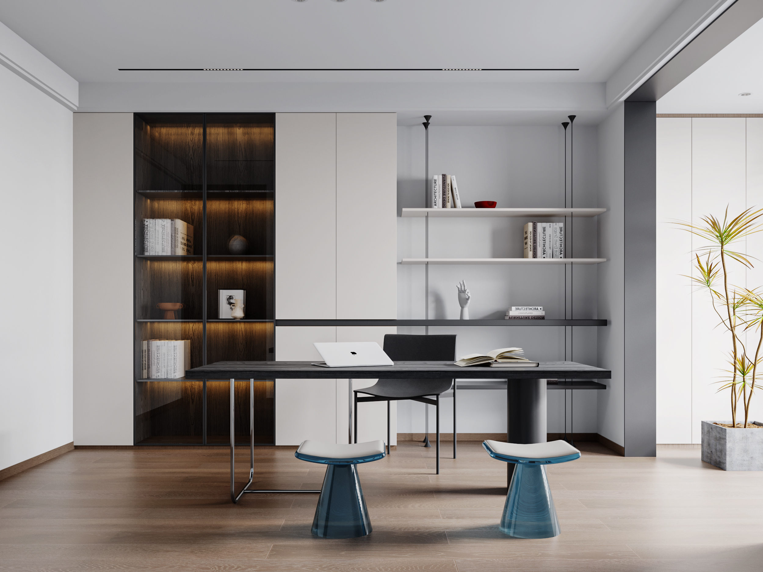 现代简约样板间-21