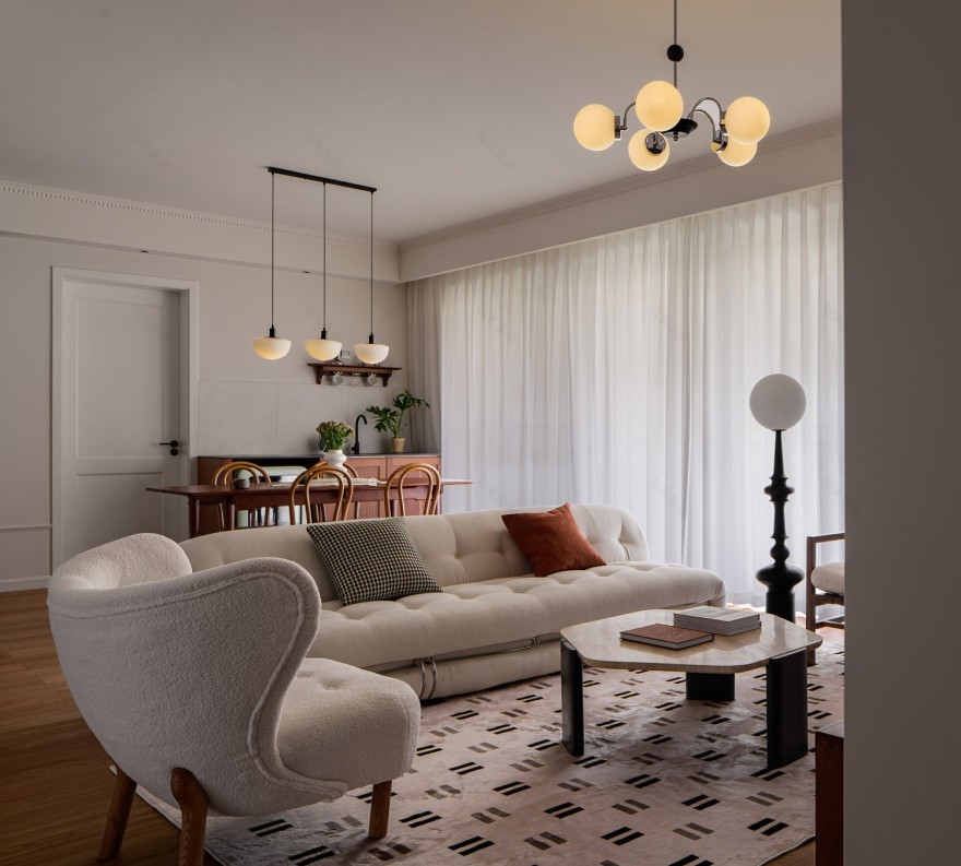 130 平轻法混搭中古家居设计丨中国重庆丨琢信装饰-7