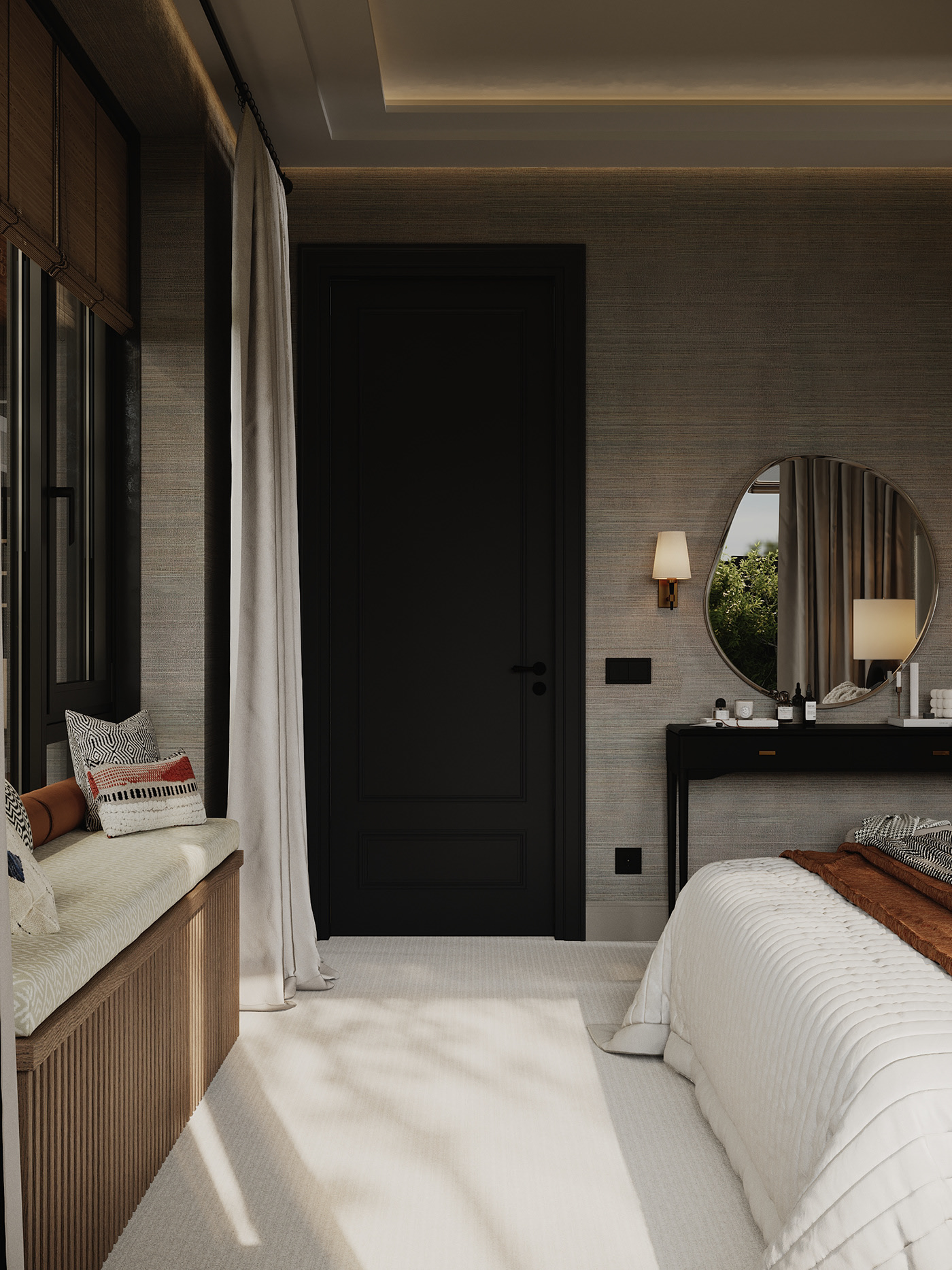 复古绿高级轻奢空间！-13