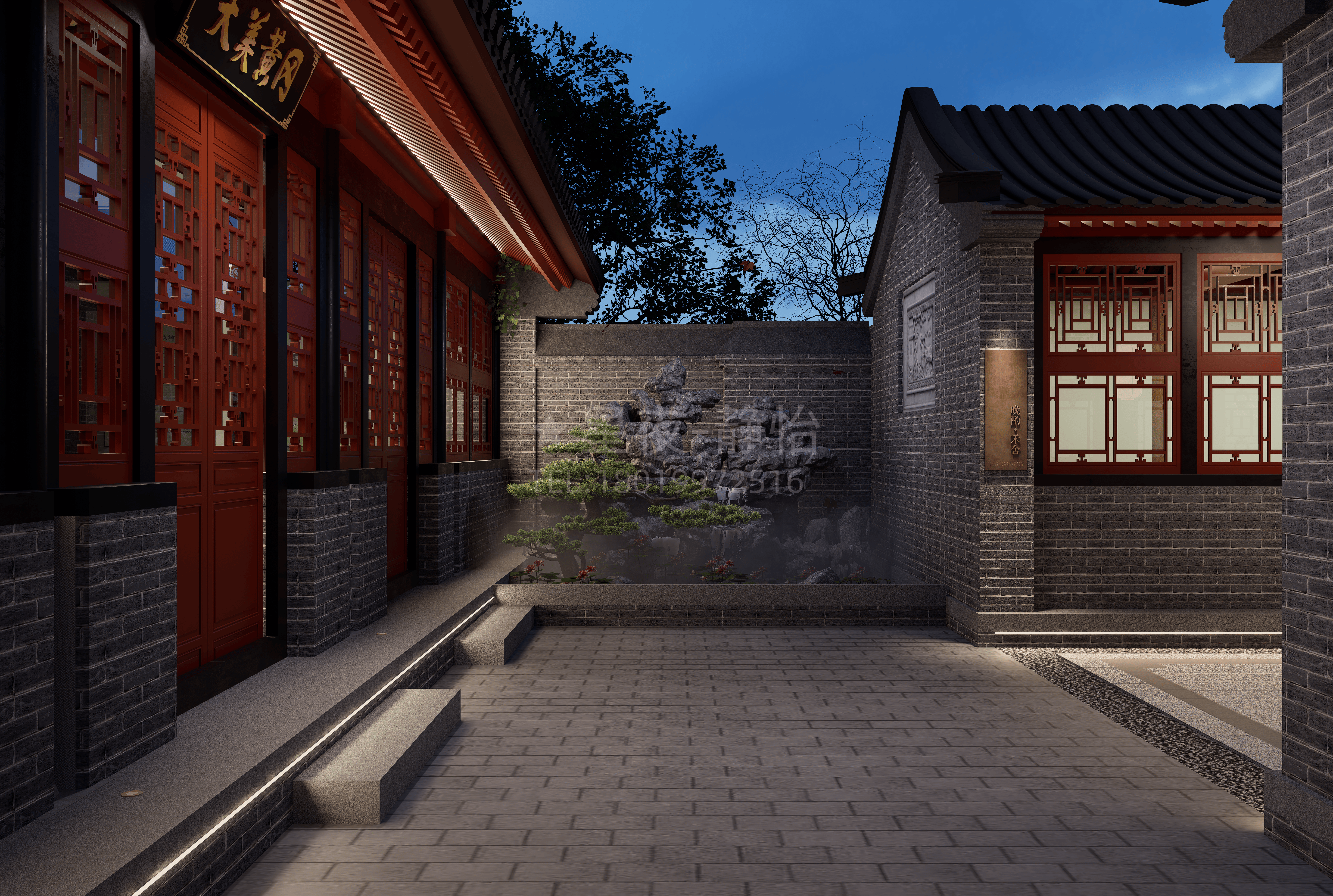 SU室内室外空间效果案例-4