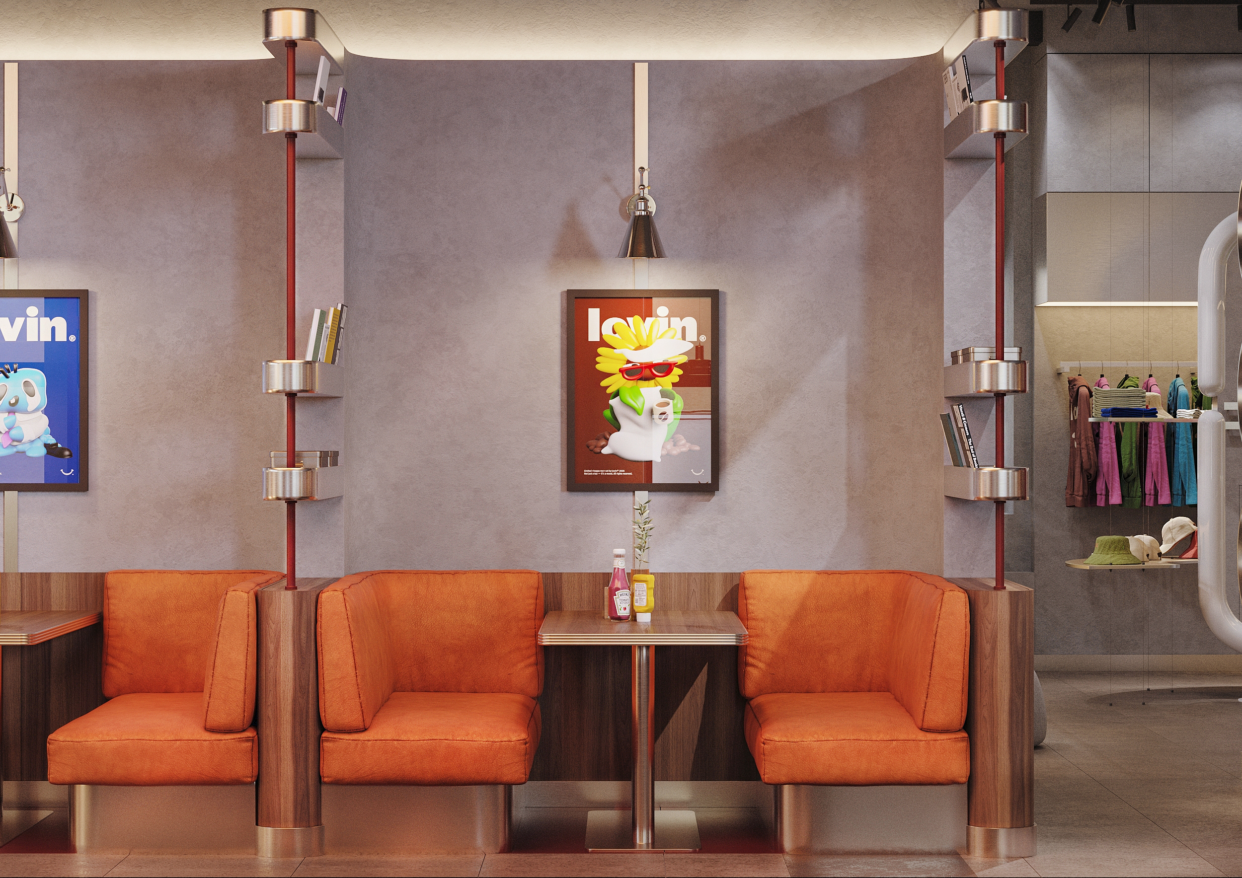 乐事汉堡店(注:LOVIN可能是品牌名,音译接近乐事 ,БУРГЕРНАЯ意为汉堡店 ) 丨俄罗斯莫斯科-8