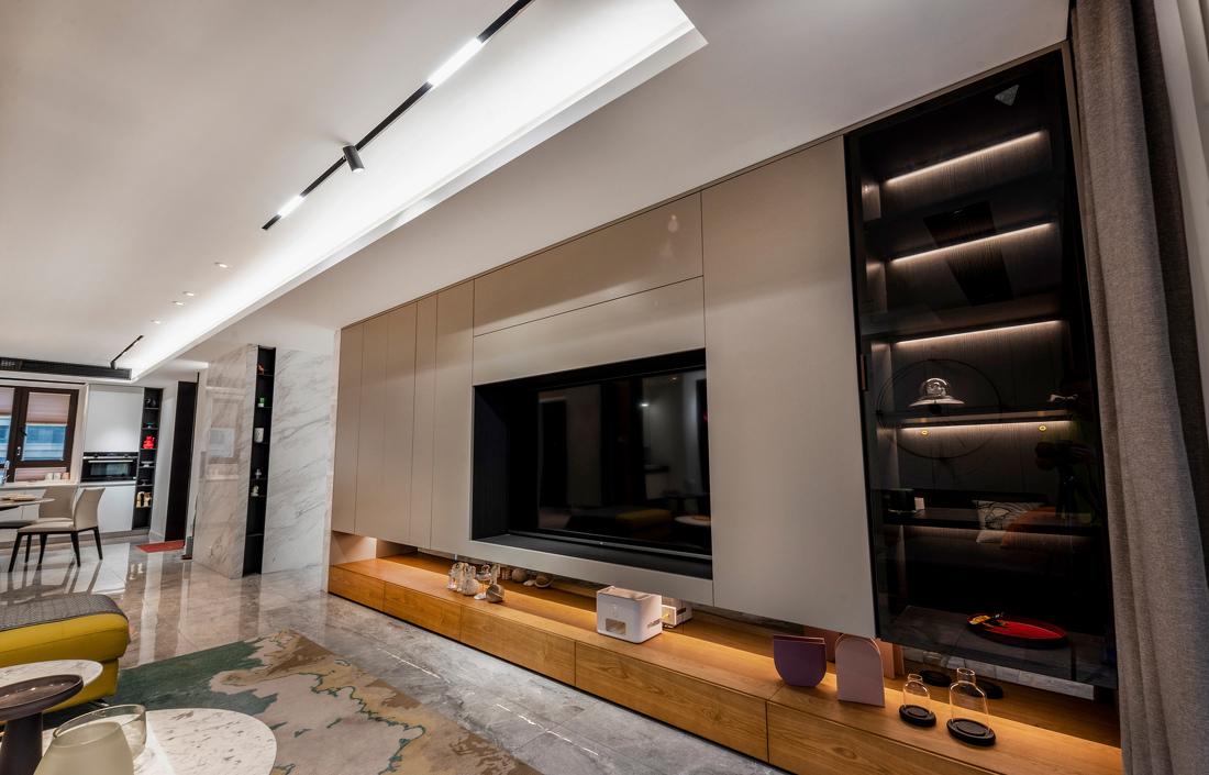 现代简约大平层，亲子共享空间设计-11