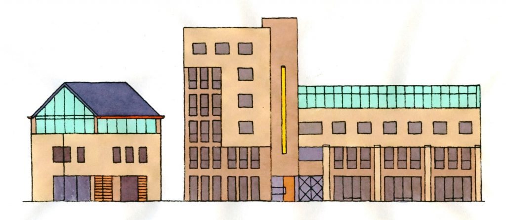 四角区（注：De Vierhoek常见于荷兰语地名等场景，Vierhoek有四角、方形等意思，这里De Vierhoek可直译为四角区 ，具体可能需结合更详细语境确定其实际所指） 丨NetherlandsHaarlem丨her architecten,Joost Swarte-58