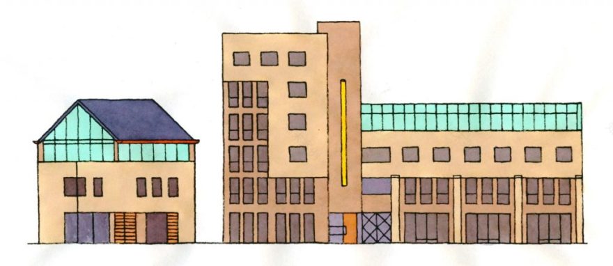 四角区(注:De Vierhoek常见于荷兰语地名等场景,Vierhoek有四角、方形等意思,这里De Vierhoek可直译为四角区 ,具体可能需结合更详细语境确定其实际所指) 丨NetherlandsHaarlem丨her architecten,Joost Swarte-58