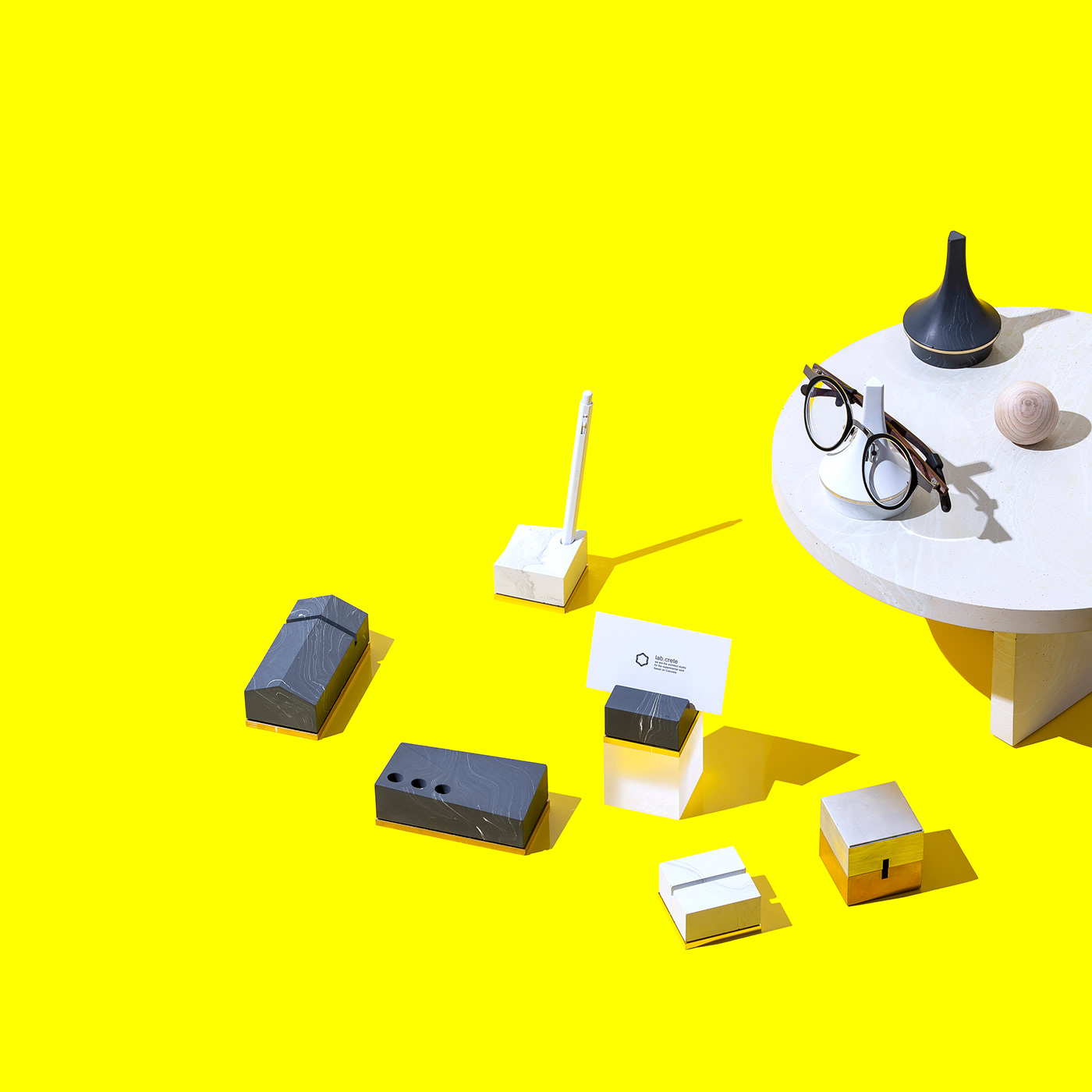 首尔 LAB·CRETE 设计室创意混凝土手机支架-13