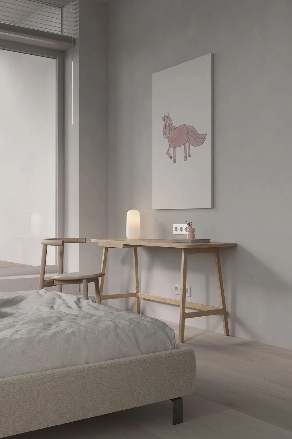 盐系简约,静美!灰白木色打造宁静家居空间丨星艺装饰广州总部-89