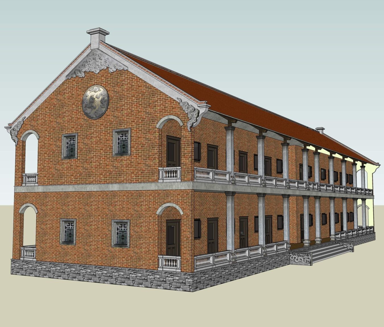 越南古建筑寺庙Sketchup模型库（P6）-8