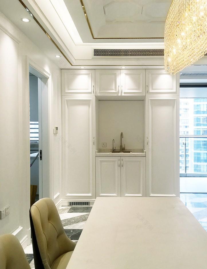 魔都 40 平米宽敞客厅,精致江景大房定制案例-23