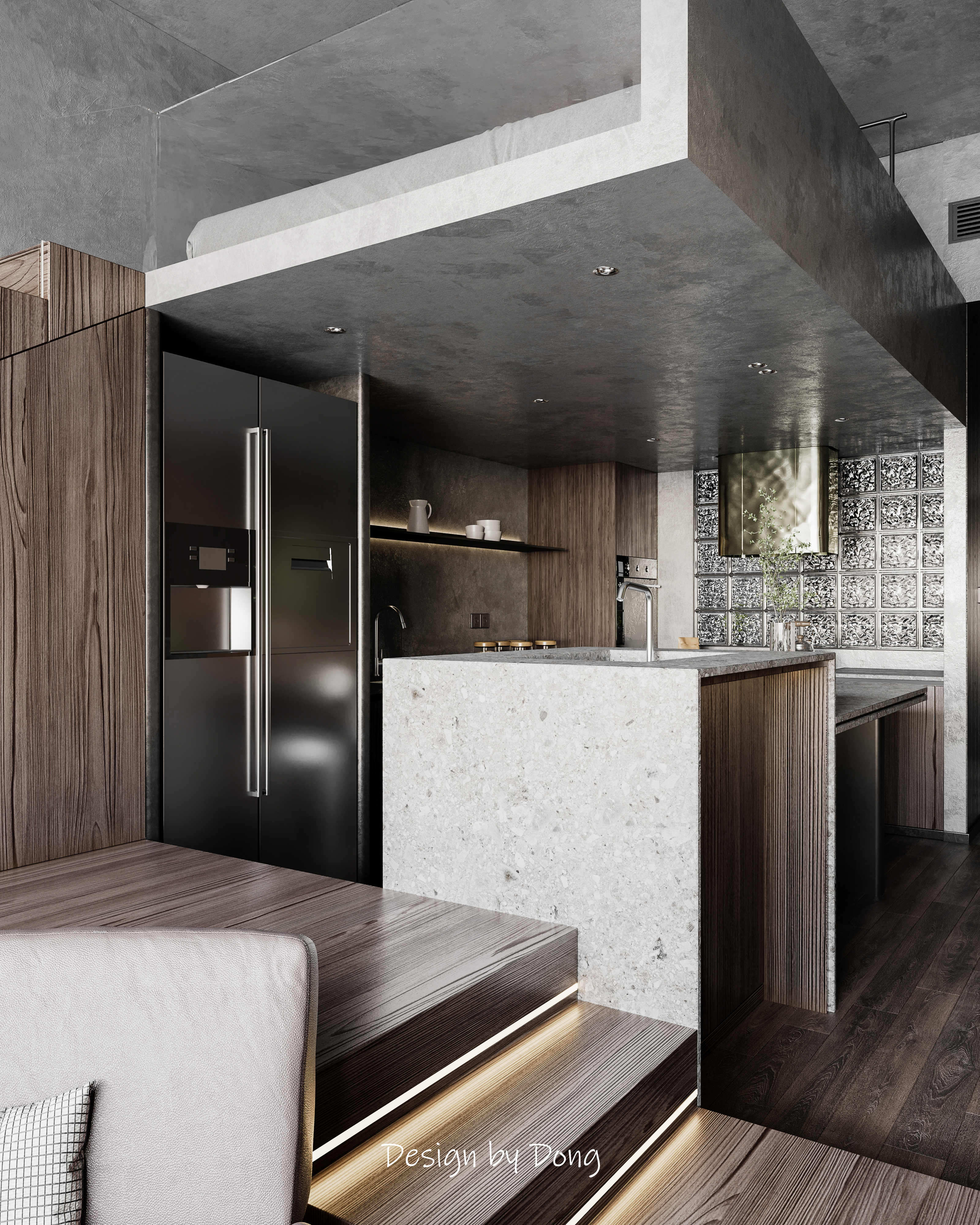 小户型逆袭！花西老师公寓设计展现空间魔法-13