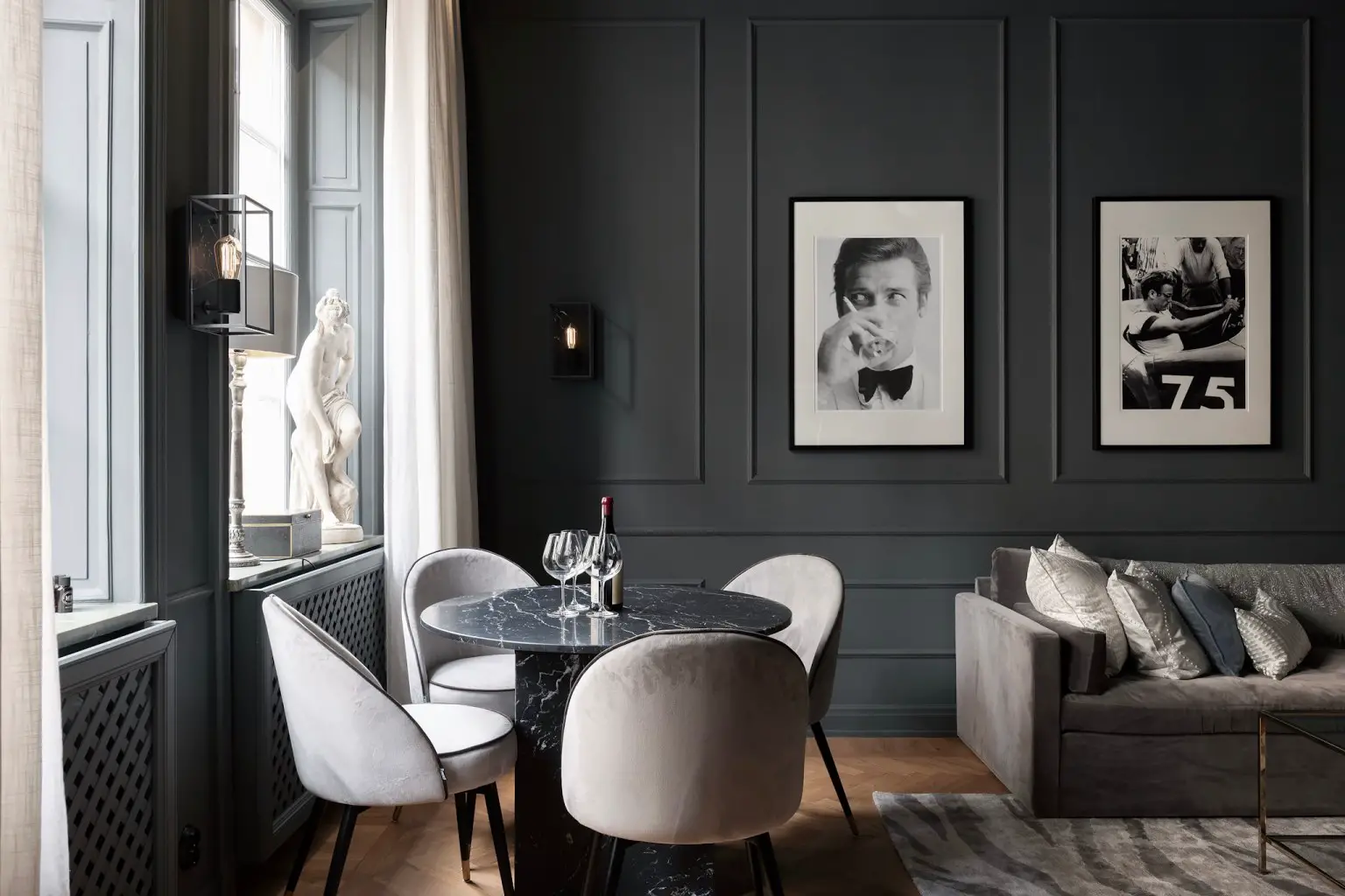 56 平米全黑公寓，颠覆你的想象-1