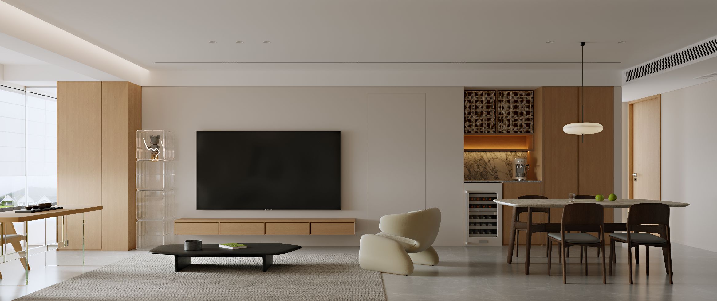 效果图|现代原木风-5