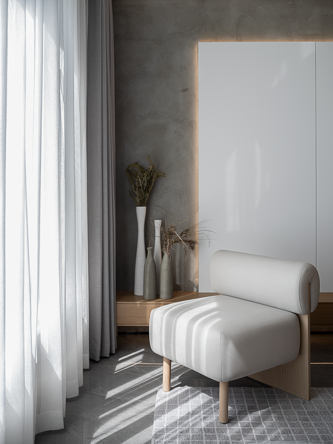 自然之境,现代简约的诗意居所丨中国银川丨重庆米修室内设计有限公司-5