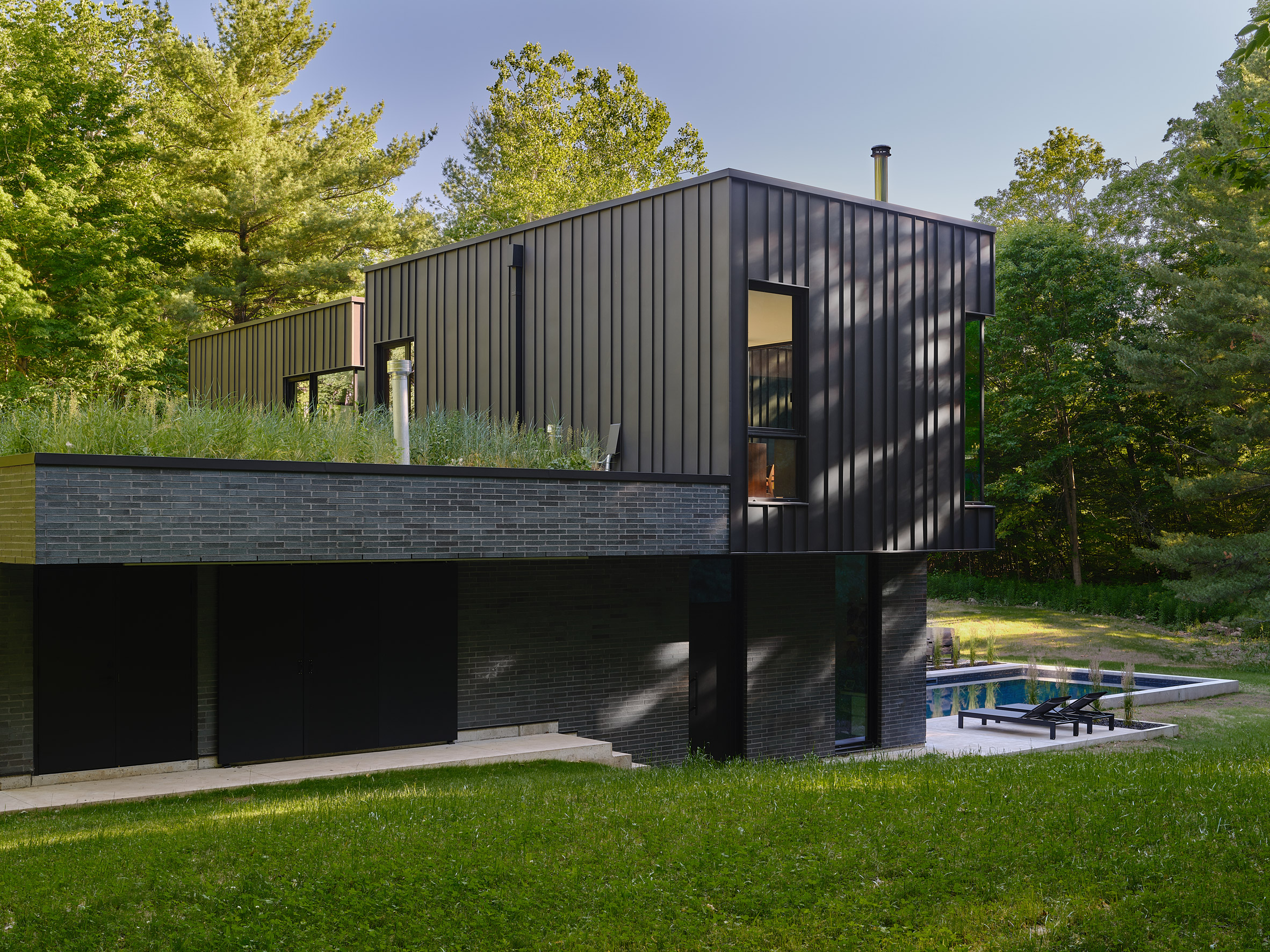 多材质森林住宅 | Oneida Ridge-19