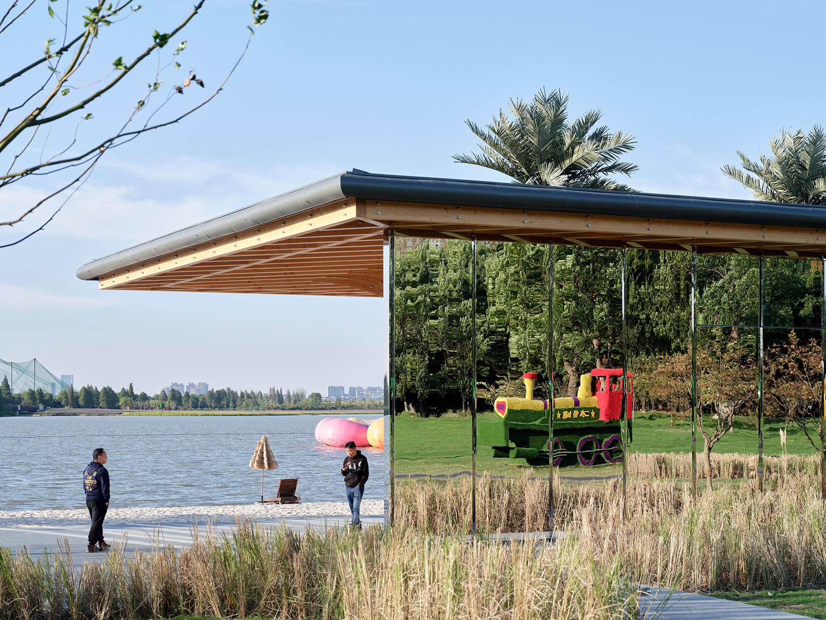 固城湖金沙滩驿站丨中国南京丨中国美术学院风景建筑设计研究总院  青年创作中心-24