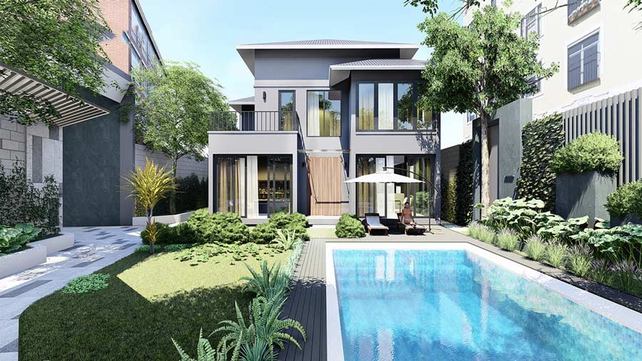 45+ 2层300㎡现代豪华别墅设计案例丨NEOHouse.vn-6