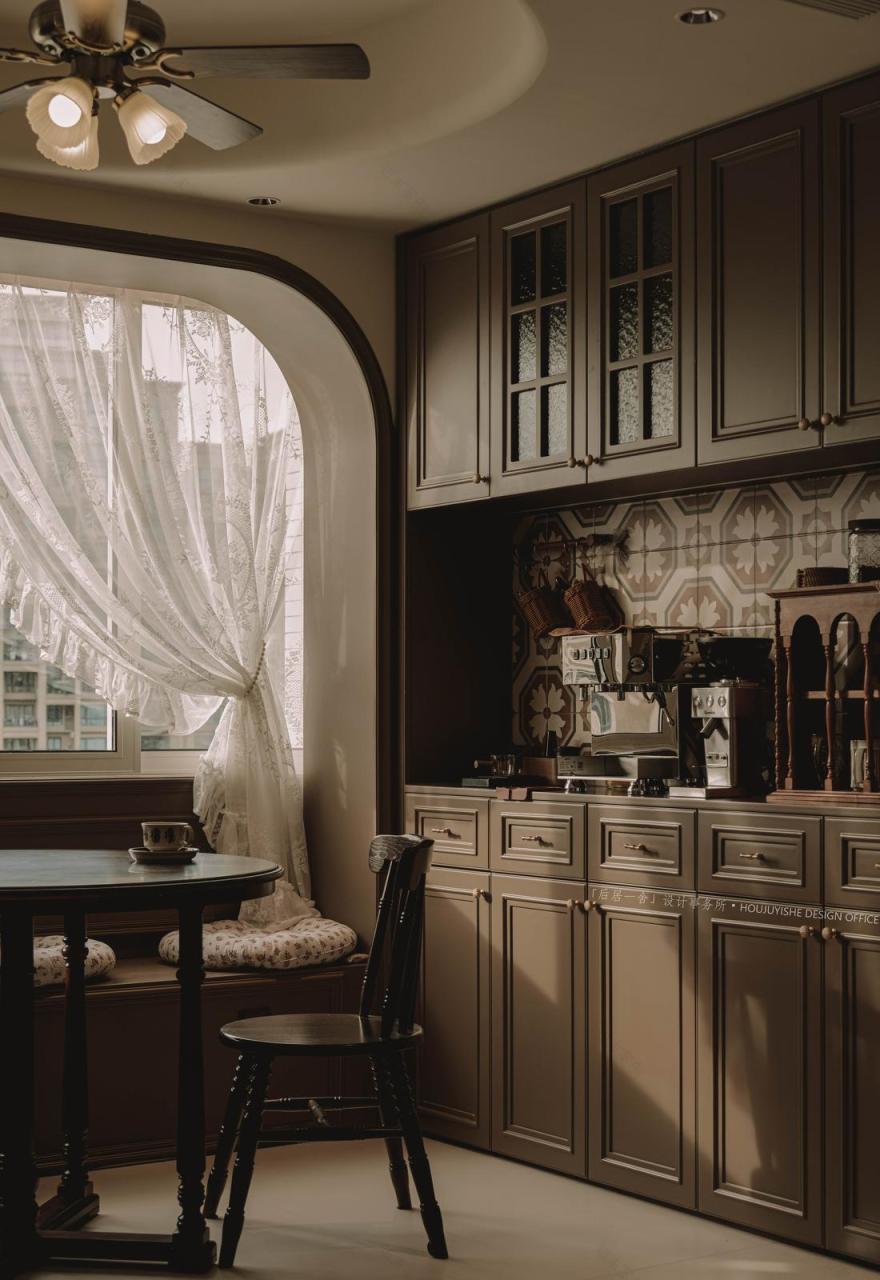 复古风情家居设计丨中山设计-58