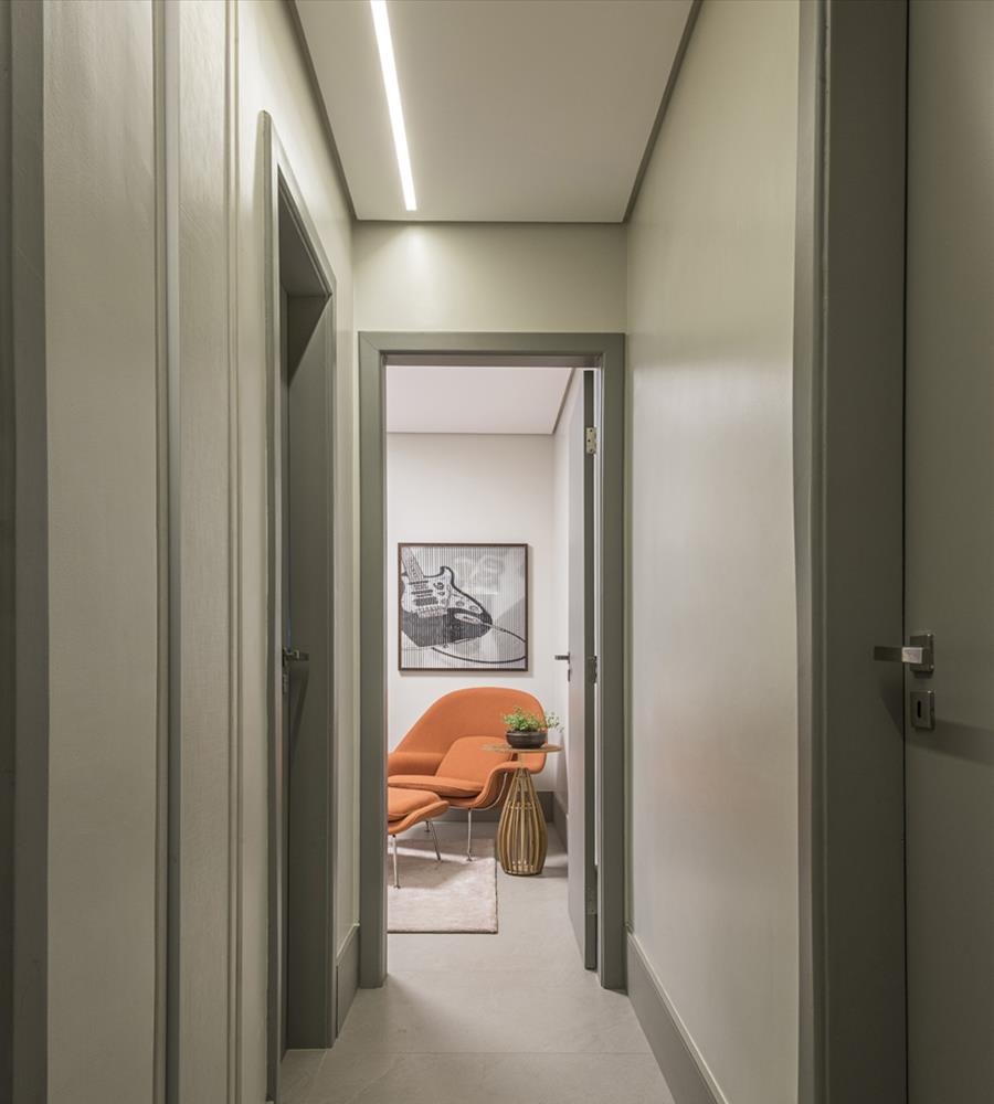 巴西 45 平米智能公寓，年轻夫妇的舒适生活空间-10