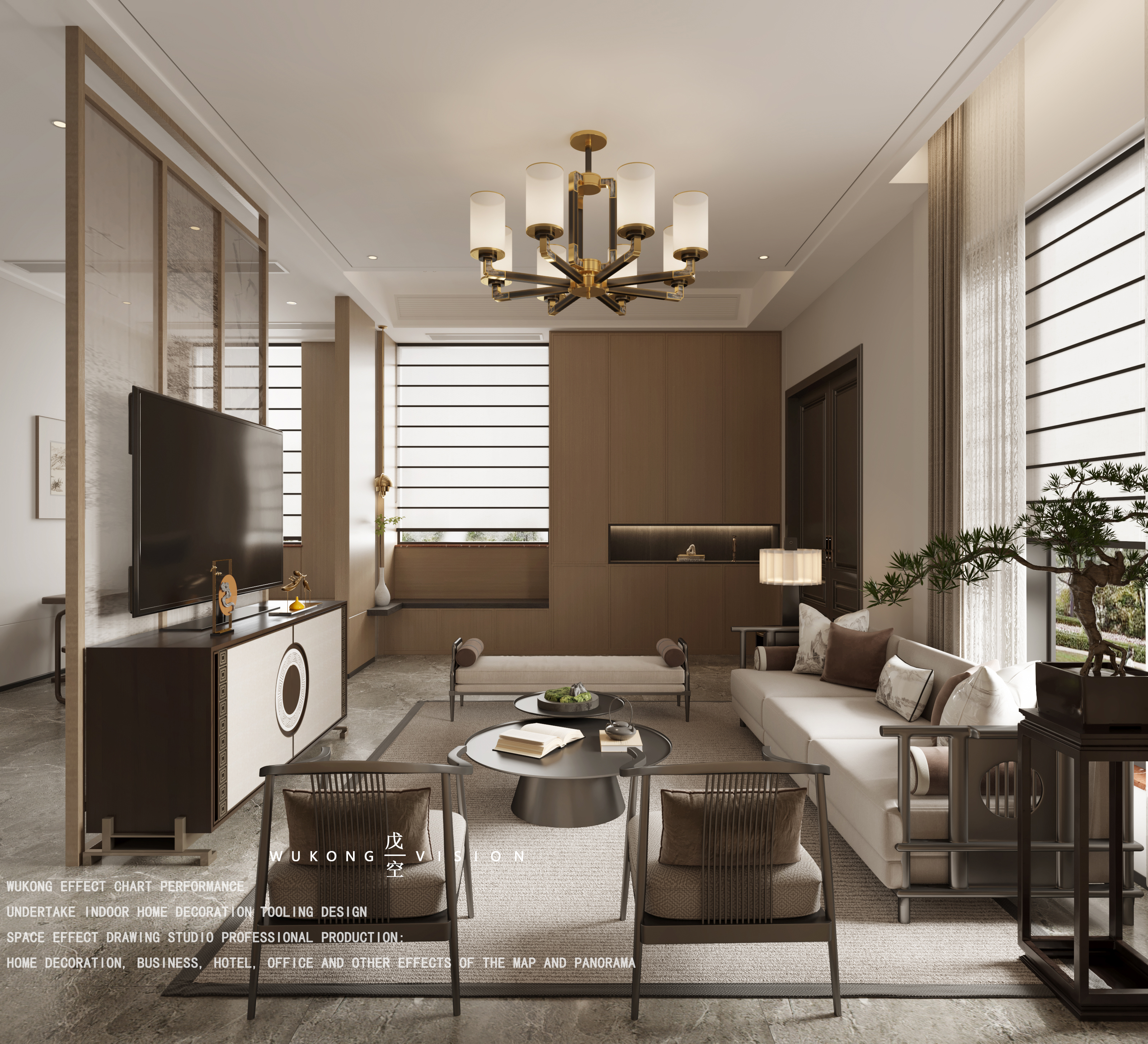 戊空效果图表现一新中式风格-3