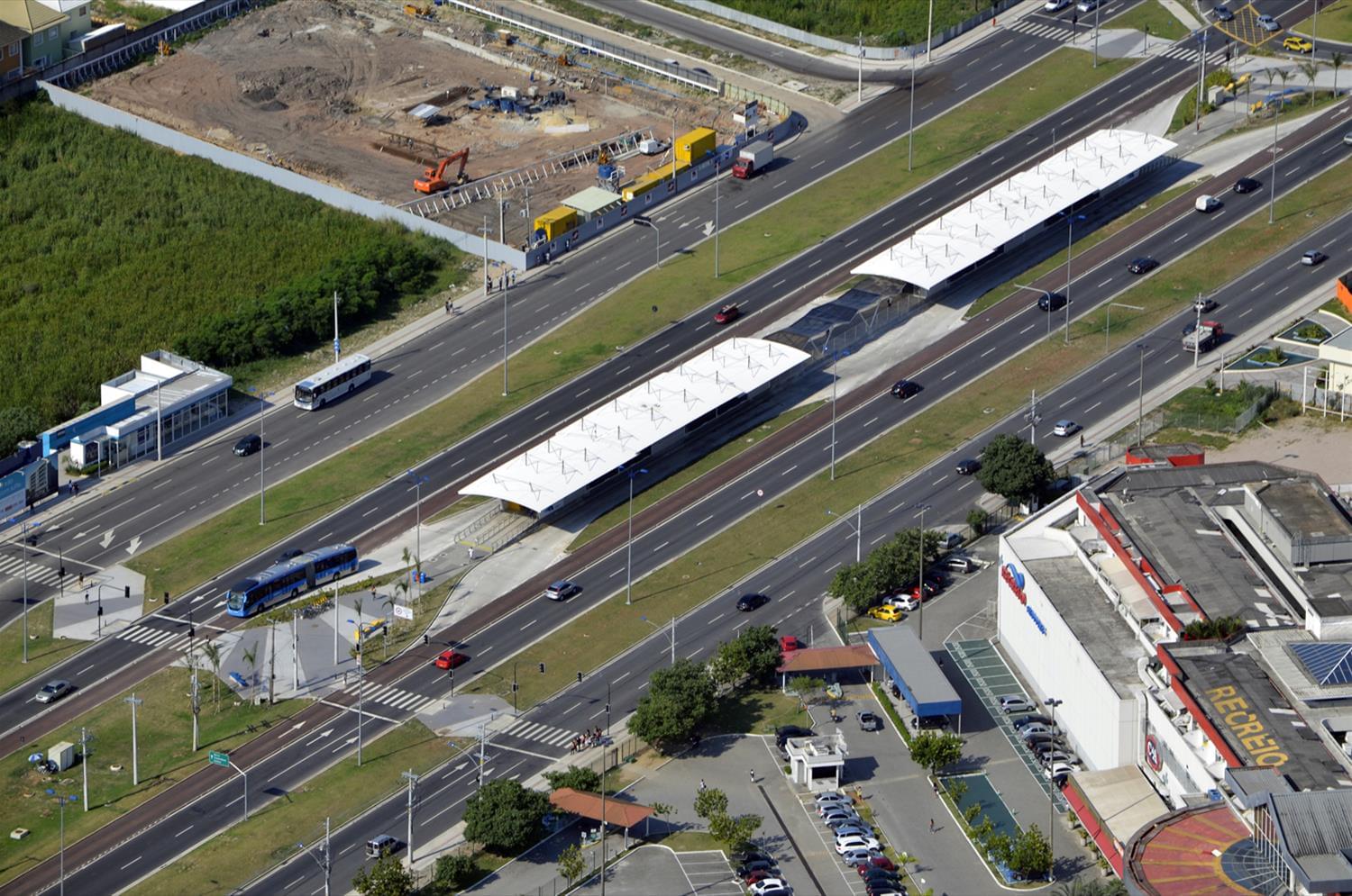 巴西里约热内卢 BRT Transoeste 公交车站-2