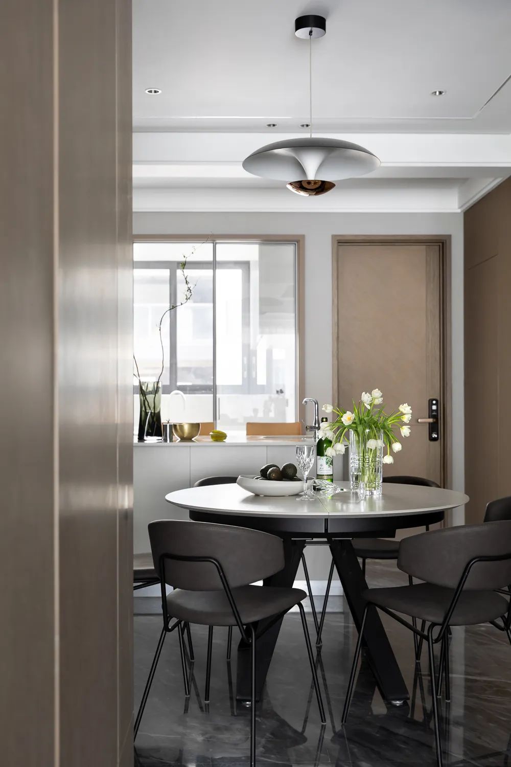 黑白灰的现代简约之家丨中国杭州丨意墅空间设计-24