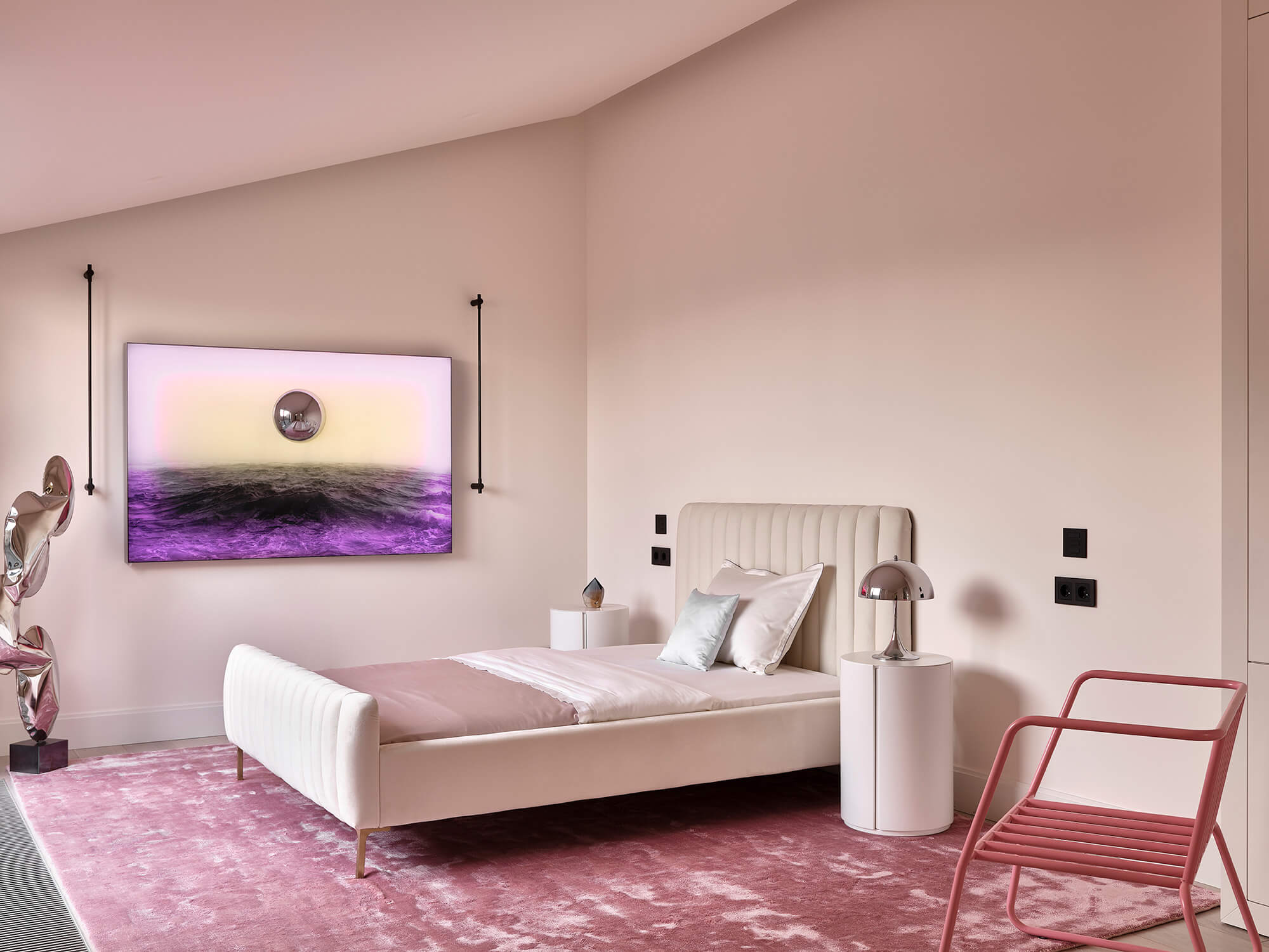 莫斯科色彩鲜艳的现代公寓丨俄罗斯莫斯科丨Well Done Interiors-87