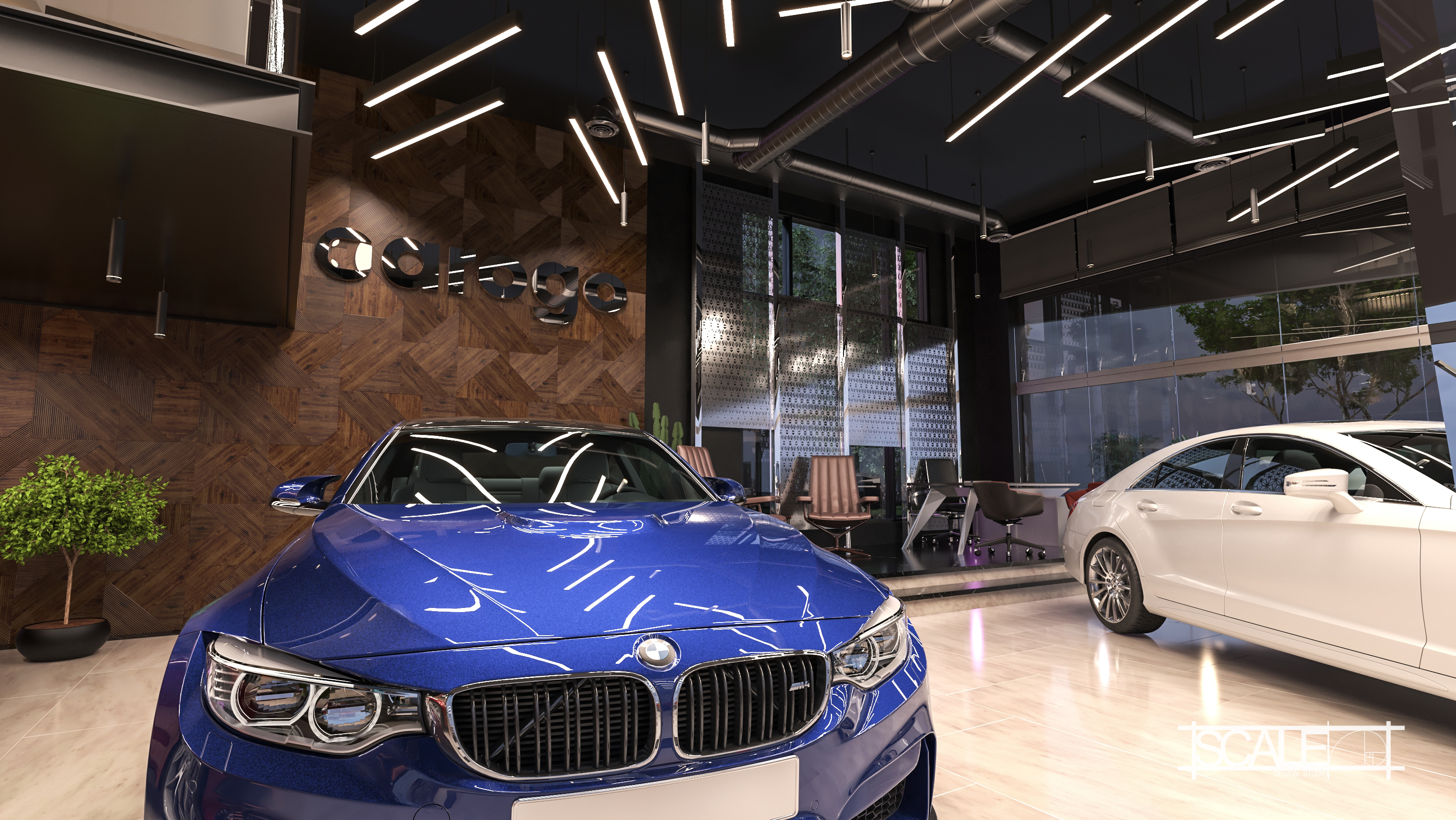 Carogo 汽车展厅丨Scale Design Studio-16