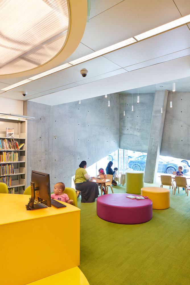 WORKac 设计全新皇后区图书馆,绿色屋顶连接花园循环-72