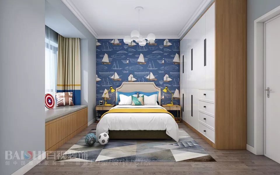 百视设计案例 | 荣盛华府中式/北欧风格的家-61