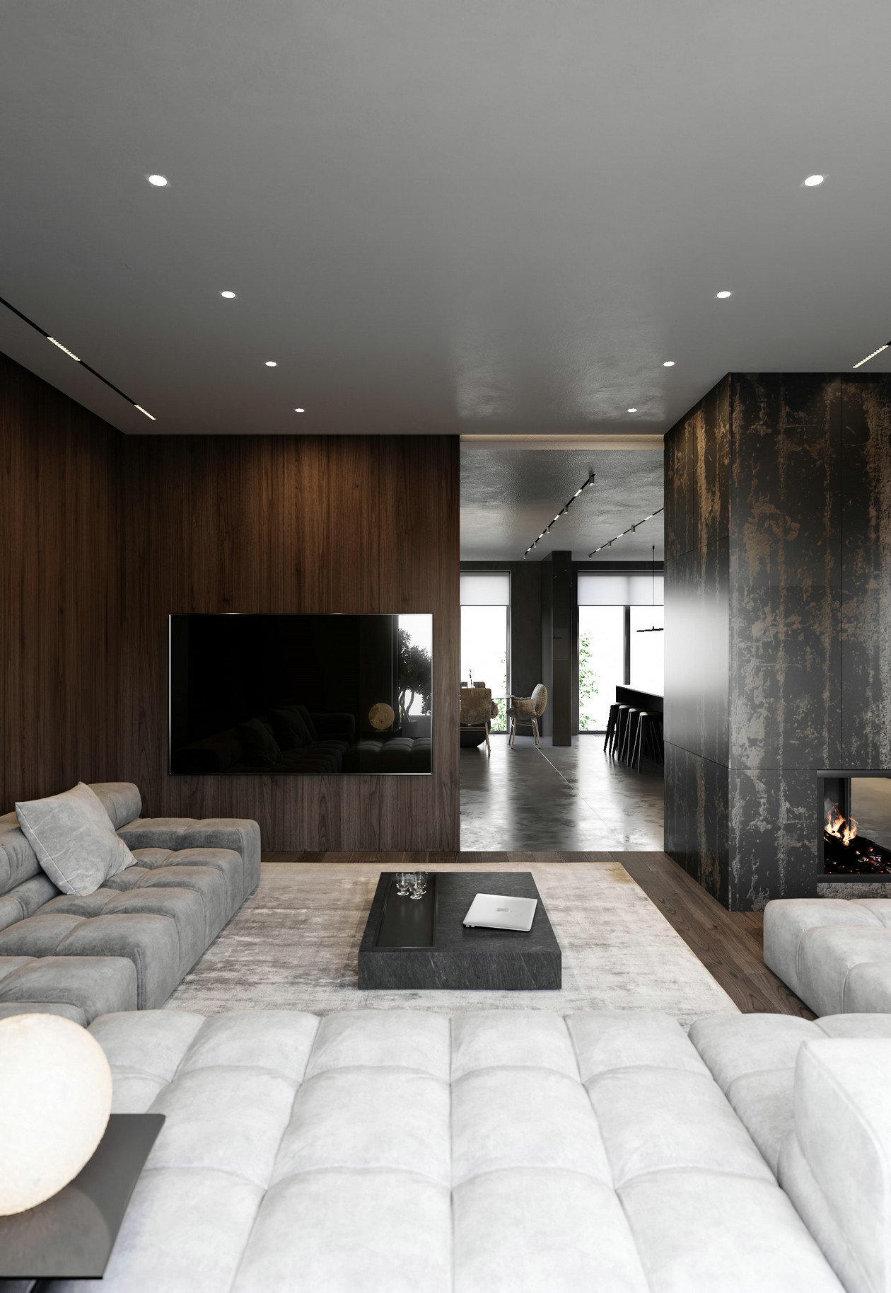 高质感灰色公寓-1