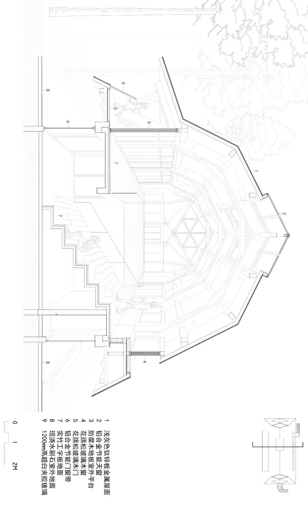 长宁环城生态公园带市民服务驿站丨中国上海丨致正建筑工作室,冶是建筑-206