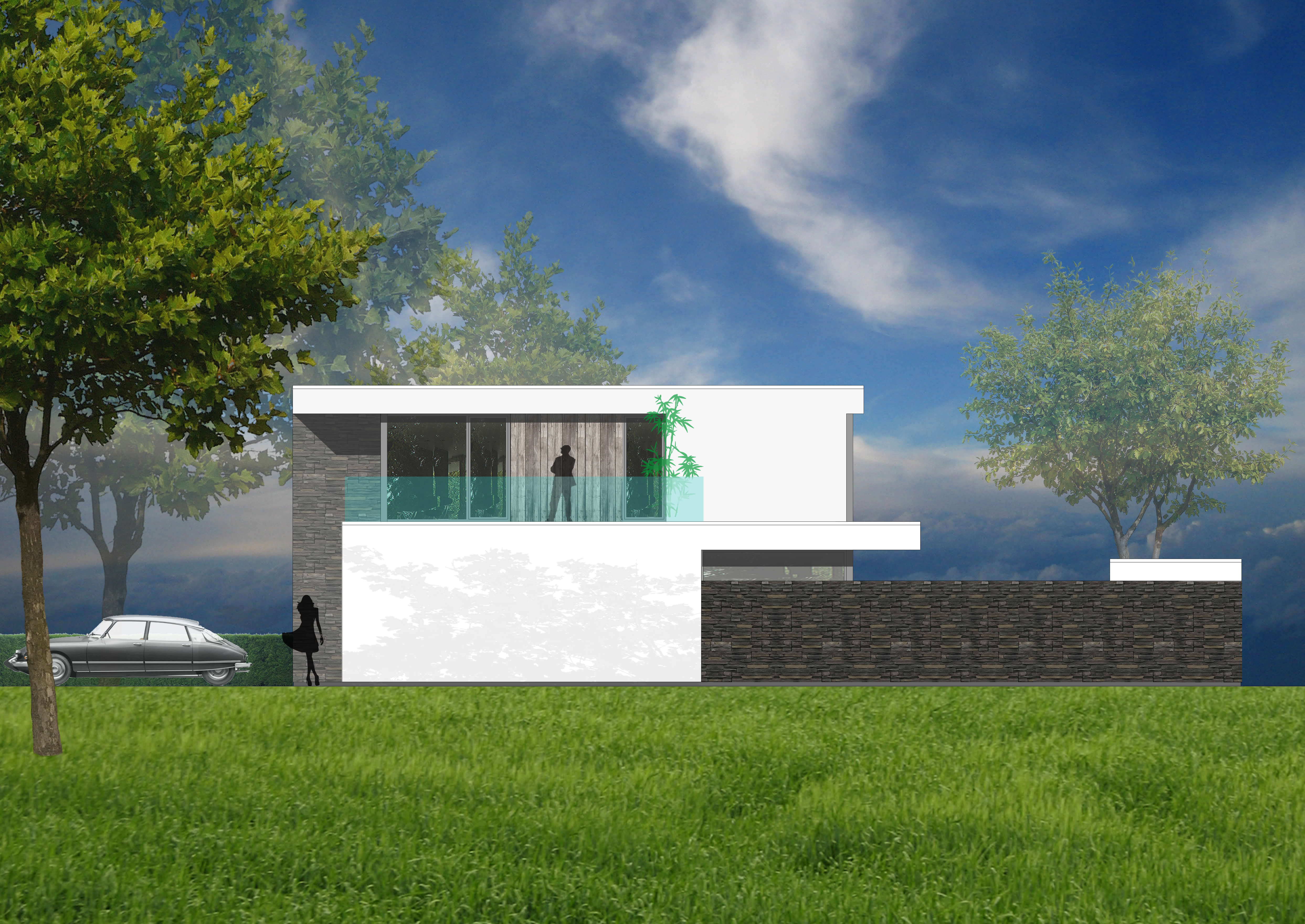 荷兰森林边缘的 N-House 别墅,极简设计与自然环境的完美融合-35