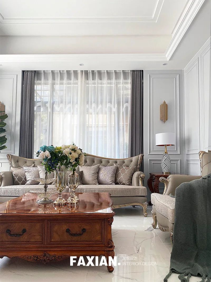 淄博碧桂园 260 平别墅 | 低调奢华的美式大宅设计-28