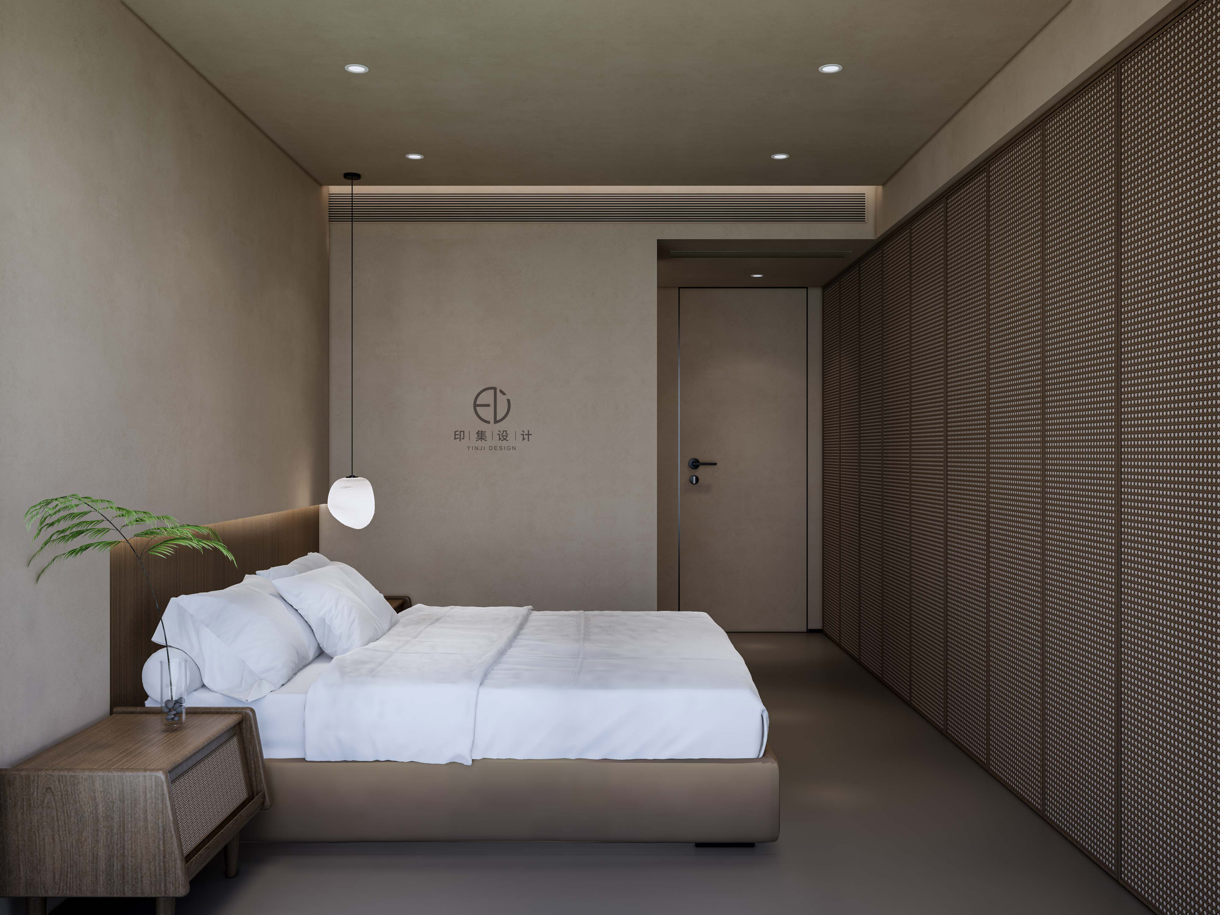 128㎡黑胡桃侘寂风：身居简素，黯然亦安然-13