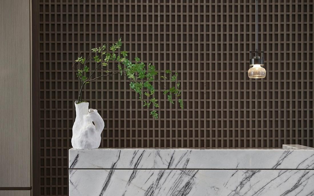 自然绿意,轻奢售楼处的诗意栖居-4