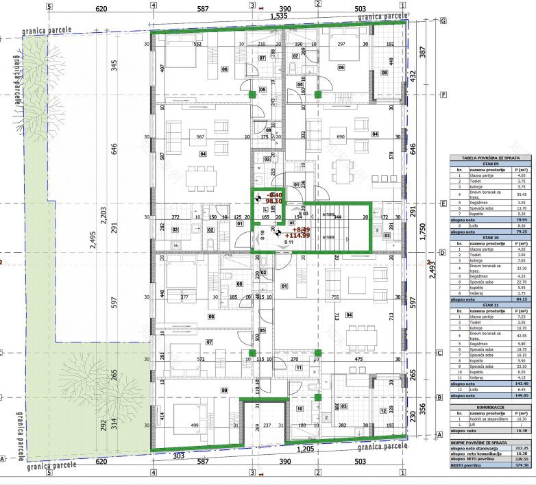 贝尔格莱德老城区5层17户住宅楼建设项目丨贝尔格莱德“Cube D”工作室-37